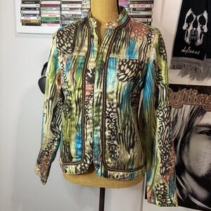 Vibrant Multicolor Women's Blazer